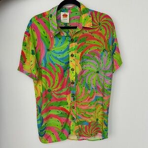 FARM Rio Men's Tropical Swirl Shirt